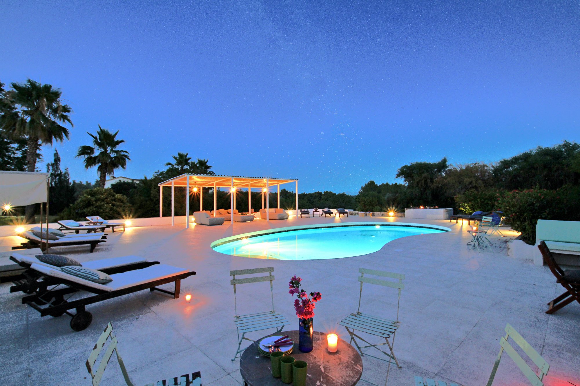 Night pool